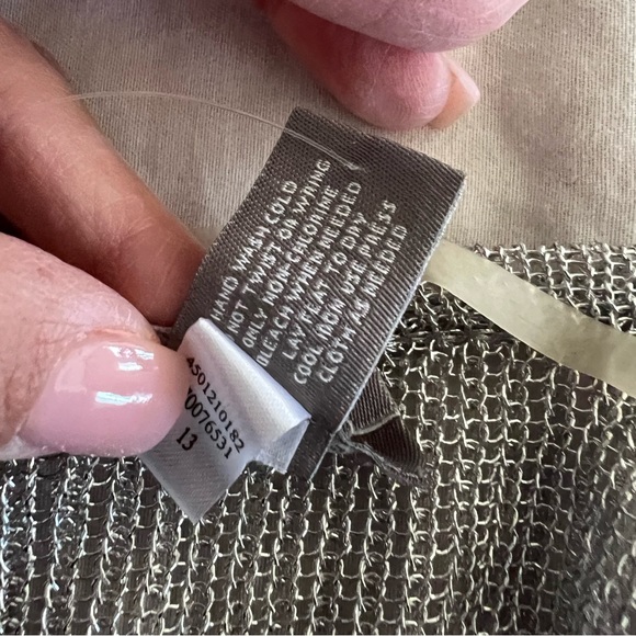 Chico’s NWT Silver Glitz Cardigan Sweater Size L - Picture 8 of 10